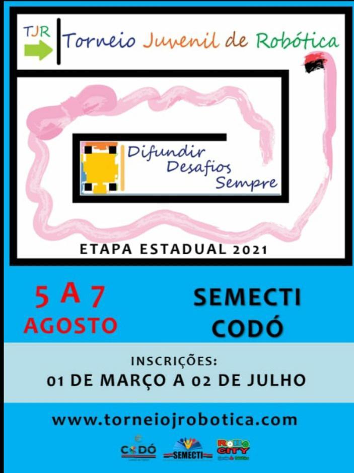 SEMECTI FIRMA PARCERIA E TORNEIO JUVENIL DE ROBÓTICA – TJR 2021 SERÁ EM CODÓ.