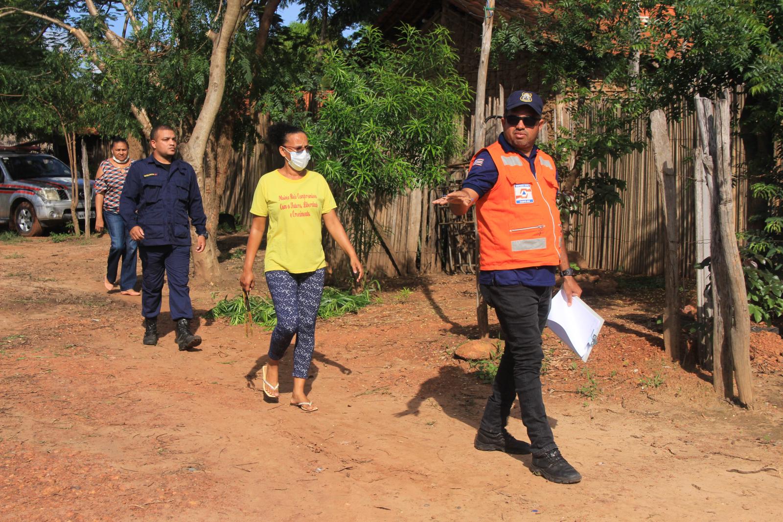 A pedido da prefeitura de Codó, Defesa Civil faz vistoria técnica no Distrito do KM 17