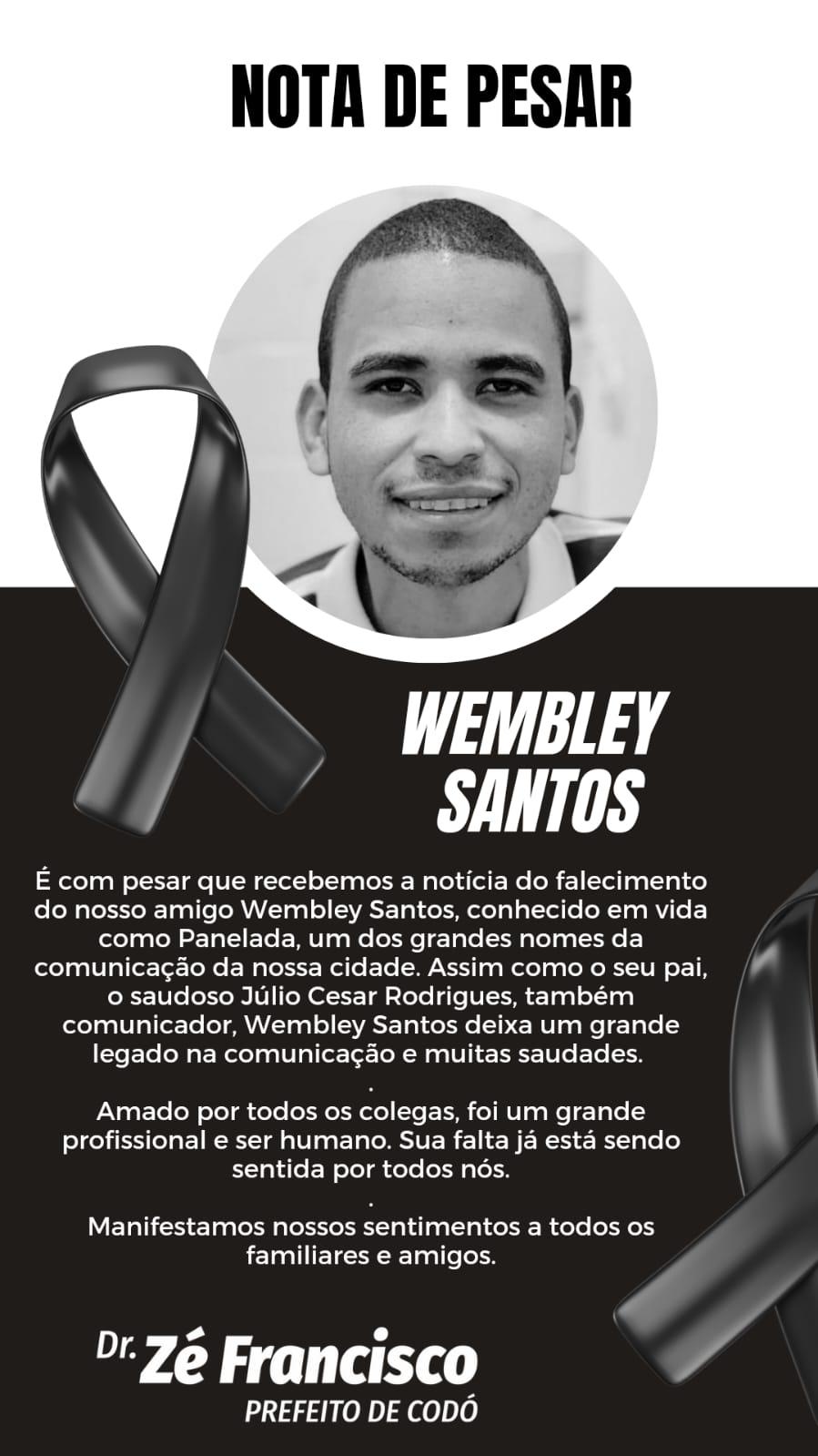 Prefeito Zé Francisco emite nota de pesar pelo falecimento do comunicador Codoense 'Panelada'