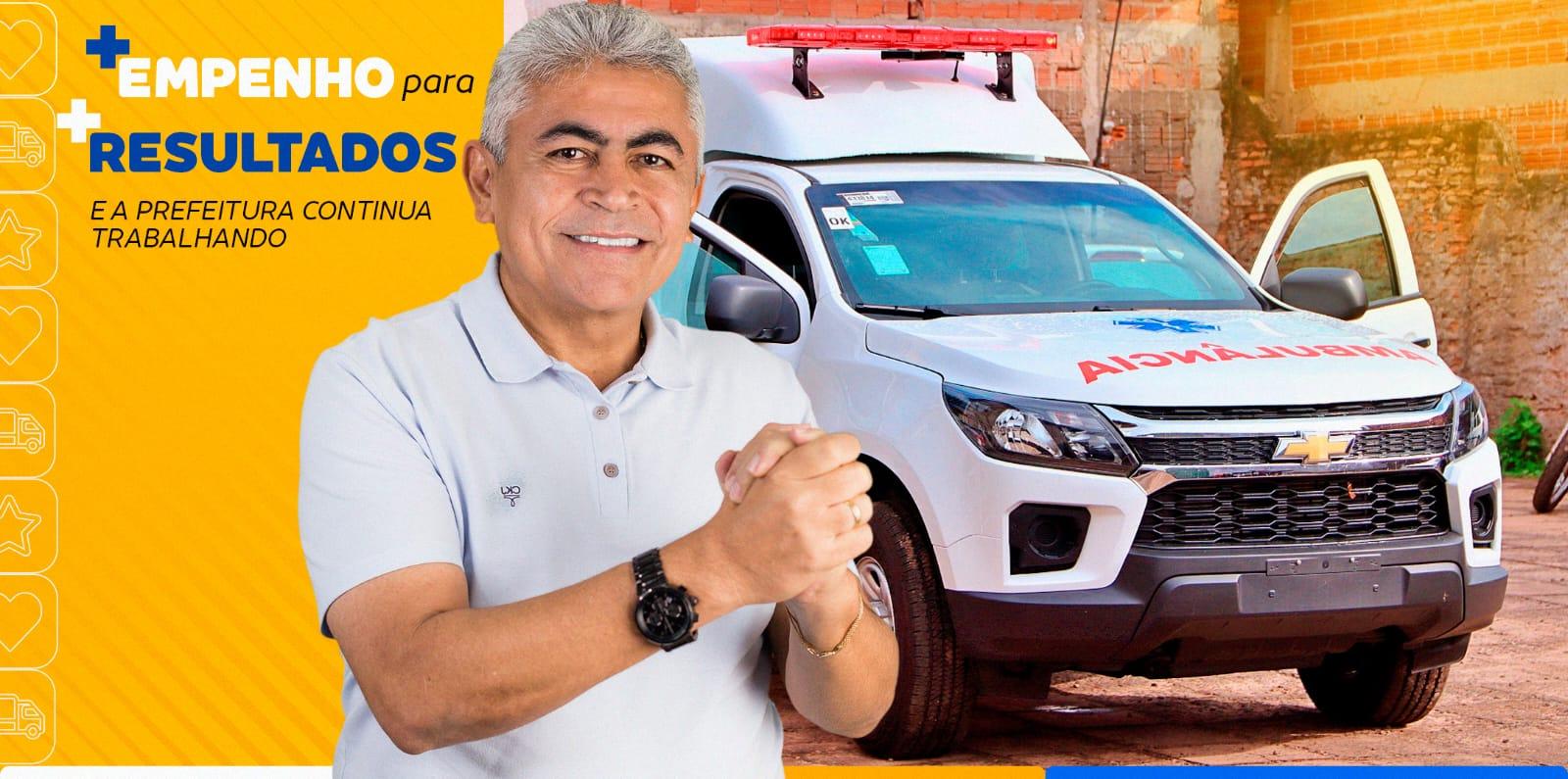 Prefeitura de Codó entrega ambulância 0 km para o Distrito Cajazeiras