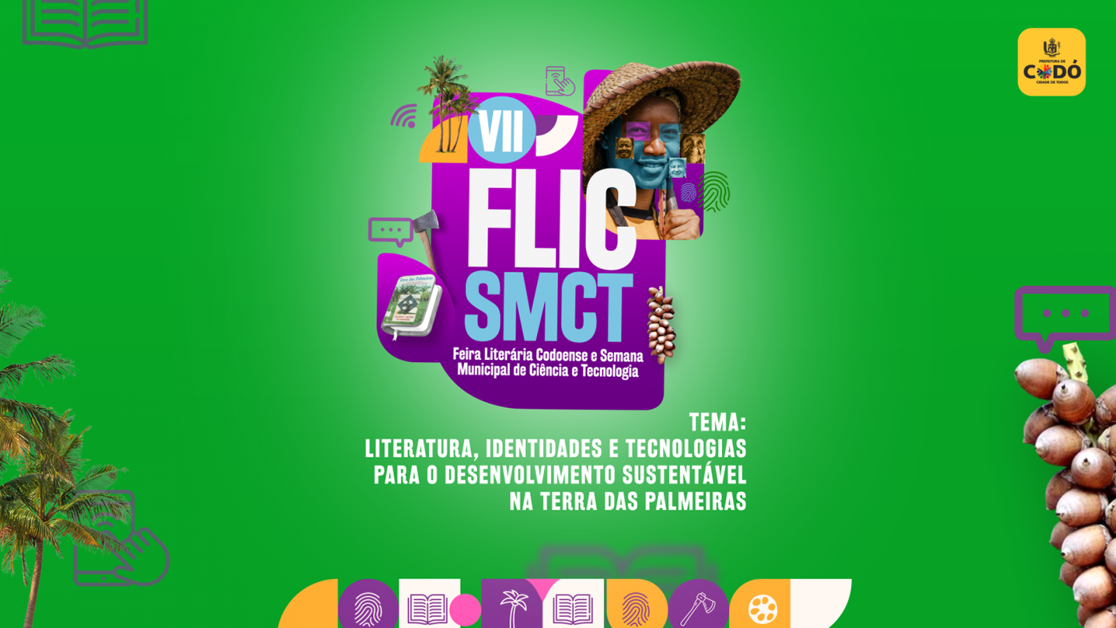 Inicia hoje 7ª Feira Literária Codoense e Semana Municipal de Ciência e Tecnologia 