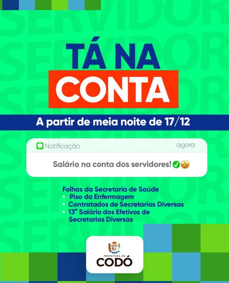 Prefeito Camilo Figueiredo autoriza pagamento dos servidores de diversas secretarias