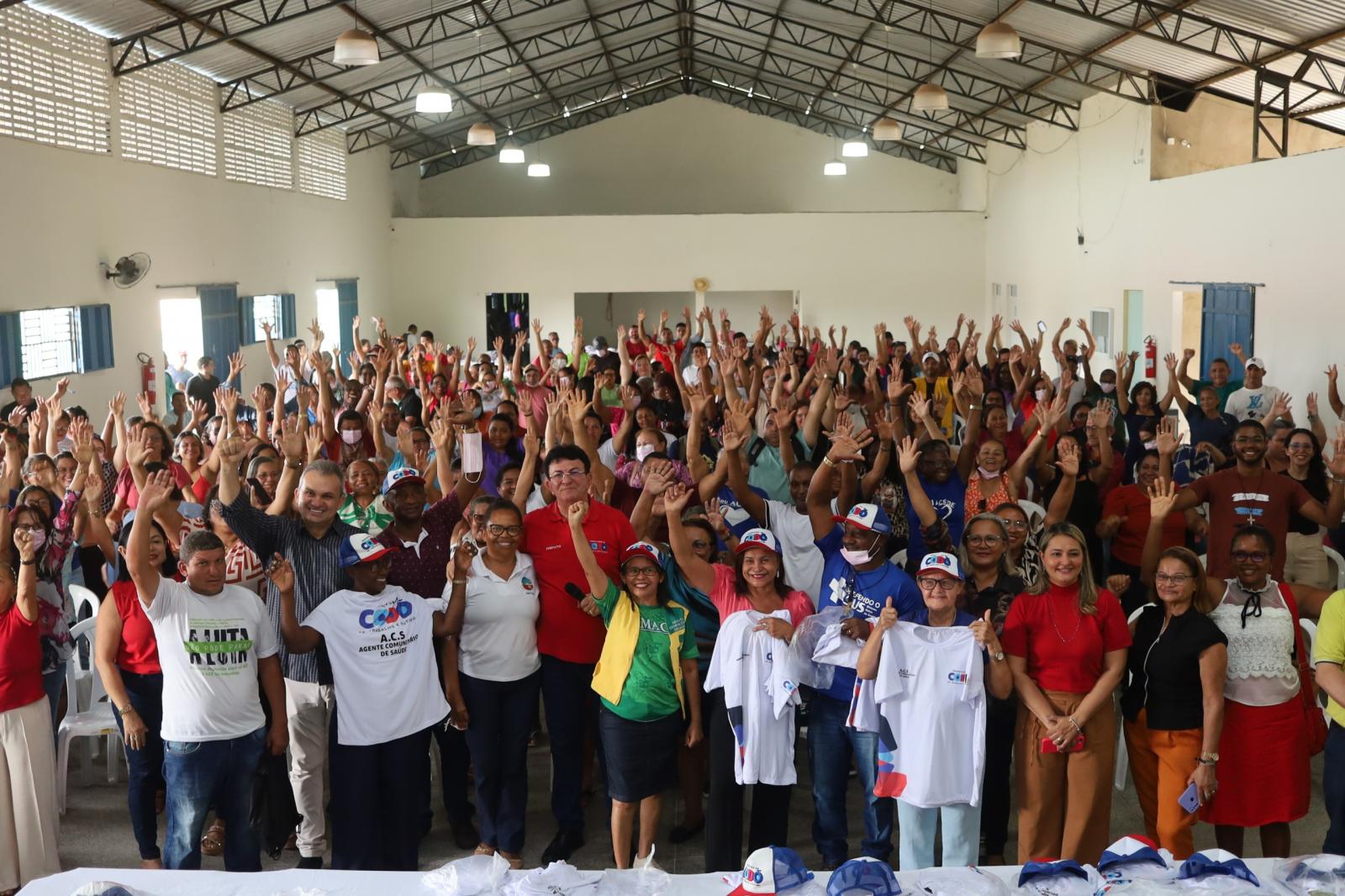 PREFEITO CHIQUINHO FC REALIZOU VISITA AOS AGENTES COMUNITÁRIOS DE SAÚDE